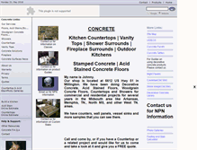 Tablet Screenshot of concretesurfaces.com